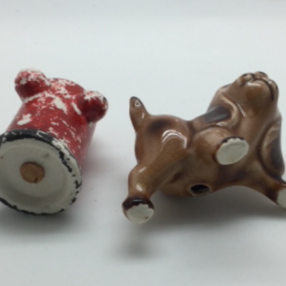 Vintage Dog & Hydrant S & P Set - Picture 4 of 4